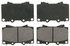 ZX772 by WAGNER - QuickStop Semi-Metallic Disc Brake Pad Set