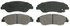 ZX774 by WAGNER - QuickStop Semi-Metallic Disc Brake Pad Set