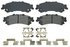 ZX792B by WAGNER - QuickStop Semi-Metallic Disc Brake Pad Set