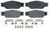 ZX805 by WAGNER - QuickStop Semi-Metallic Disc Brake Pad Set