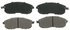 ZX815 by WAGNER - QuickStop Semi-Metallic Disc Brake Pad Set