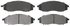 ZX830 by WAGNER - QuickStop Semi-Metallic Disc Brake Pad Set