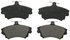 ZX837 by WAGNER - QuickStop Semi-Metallic Disc Brake Pad Set