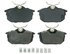 ZX838 by WAGNER - QuickStop Semi-Metallic Disc Brake Pad Set