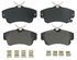 ZX841 by WAGNER - QuickStop Semi-Metallic Disc Brake Pad Set