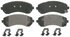 ZX844 by WAGNER - QuickStop Semi-Metallic Disc Brake Pad Set