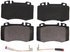 ZX847A by WAGNER - QuickStop Semi-Metallic Disc Brake Pad Set