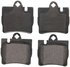 ZX848 by WAGNER - QuickStop Semi-Metallic Disc Brake Pad Set