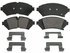 ZX850 by WAGNER - QuickStop Semi-Metallic Disc Brake Pad Set