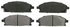 ZX855 by WAGNER - QuickStop Semi-Metallic Disc Brake Pad Set