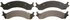 ZX859 by WAGNER - QuickStop Semi-Metallic Disc Brake Pad Set