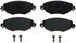 ZX910 by WAGNER - QuickStop Semi-Metallic Disc Brake Pad Set