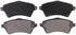 ZX926 by WAGNER - QuickStop Semi-Metallic Disc Brake Pad Set