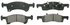 ZX934 by WAGNER - QuickStop Semi-Metallic Disc Brake Pad Set