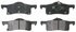 ZX935 by WAGNER - QuickStop Semi-Metallic Disc Brake Pad Set