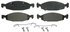 ZX942 by WAGNER - QuickStop Semi-Metallic Disc Brake Pad Set