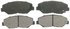 ZX943 by WAGNER - QuickStop Semi-Metallic Disc Brake Pad Set