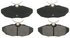 ZX944 by WAGNER - QuickStop Semi-Metallic Disc Brake Pad Set