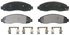 ZX962 by WAGNER - QuickStop Semi-Metallic Disc Brake Pad Set