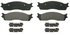 ZX965 by WAGNER - QuickStop Semi-Metallic Disc Brake Pad Set