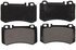 ZX984A by WAGNER - QuickStop Semi-Metallic Disc Brake Pad Set