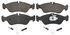 SX1006 by WAGNER - Wagner SevereDuty SX1006 Semi-Metallic Disc Brake Pad Set