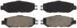 ZD613 by WAGNER - QuickStop Ceramic Disc Brake Pad Set