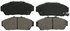 ZD617 by WAGNER - QuickStop Ceramic Disc Brake Pad Set