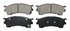 ZD637A by WAGNER - QuickStop Ceramic Disc Brake Pad Set