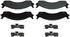 Wagner ZD655 Disc Brake Pad Set QuickStop Ceramic Disc Brake Pad Set