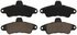 ZD661 by WAGNER - QuickStop Ceramic Disc Brake Pad Set