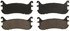 ZD663 by WAGNER - QuickStop Ceramic Disc Brake Pad Set