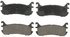 ZD663A by WAGNER - QuickStop Ceramic Disc Brake Pad Set