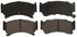 ZD668 by WAGNER - QuickStop Ceramic Disc Brake Pad Set