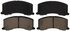 ZD677 by WAGNER - QuickStop Ceramic Disc Brake Pad Set