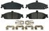 ZD727 by WAGNER - QuickStop Ceramic Disc Brake Pad Set