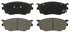 ZD755 by WAGNER - QuickStop Ceramic Disc Brake Pad Set
