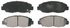 ZD764 by WAGNER - QuickStop Ceramic Disc Brake Pad Set