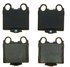 ZD771 by WAGNER - QuickStop Ceramic Disc Brake Pad Set