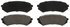 ZD773 by WAGNER - QuickStop Ceramic Disc Brake Pad Set