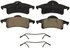 ZD791 by WAGNER - QuickStop Ceramic Disc Brake Pad Set