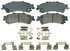 ZD792A by WAGNER - QuickStop Ceramic Disc Brake Pad Set