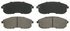 ZD815B by WAGNER - QuickStop Ceramic Disc Brake Pad Set