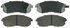 ZD815C by WAGNER - QuickStop Ceramic Disc Brake Pad Set