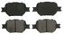 ZD817 by WAGNER - QuickStop Ceramic Disc Brake Pad Set