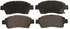 ZD831 by WAGNER - QuickStop Ceramic Disc Brake Pad Set