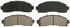 ZD833B by WAGNER - QuickStop Ceramic Disc Brake Pad Set