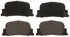 ZD835 by WAGNER - QuickStop Ceramic Disc Brake Pad Set