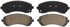 ZD844 by WAGNER - QuickStop Ceramic Disc Brake Pad Set