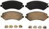 ZD856 by WAGNER - QuickStop Ceramic Disc Brake Pad Set